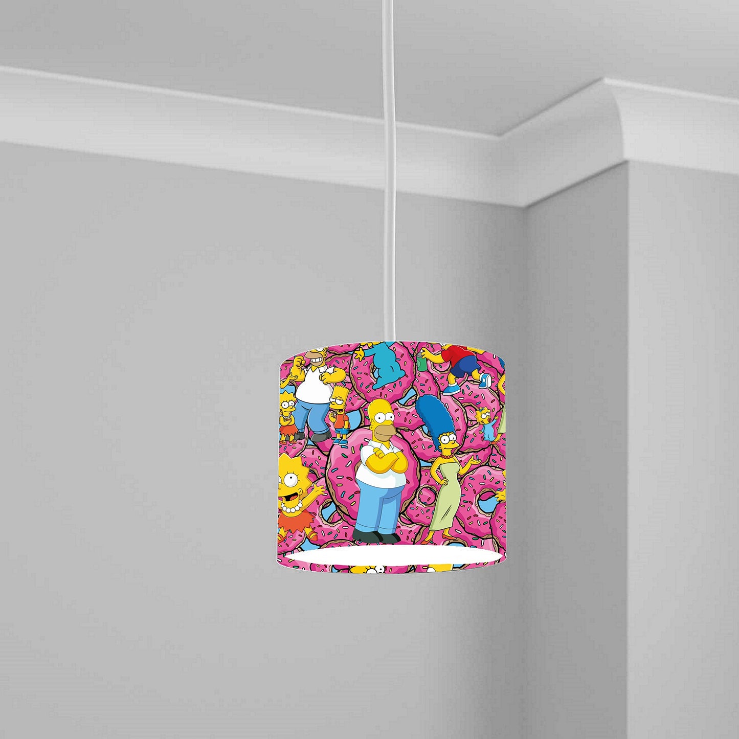 Cartoon Family Donut Design Ceiling Lampshade Lightshade for Room - 20cm x 18.5cm