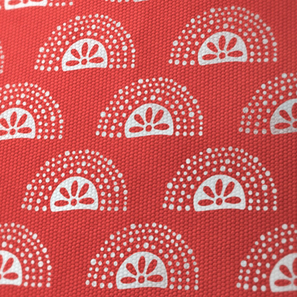 Red Geometric Pattern lampshade