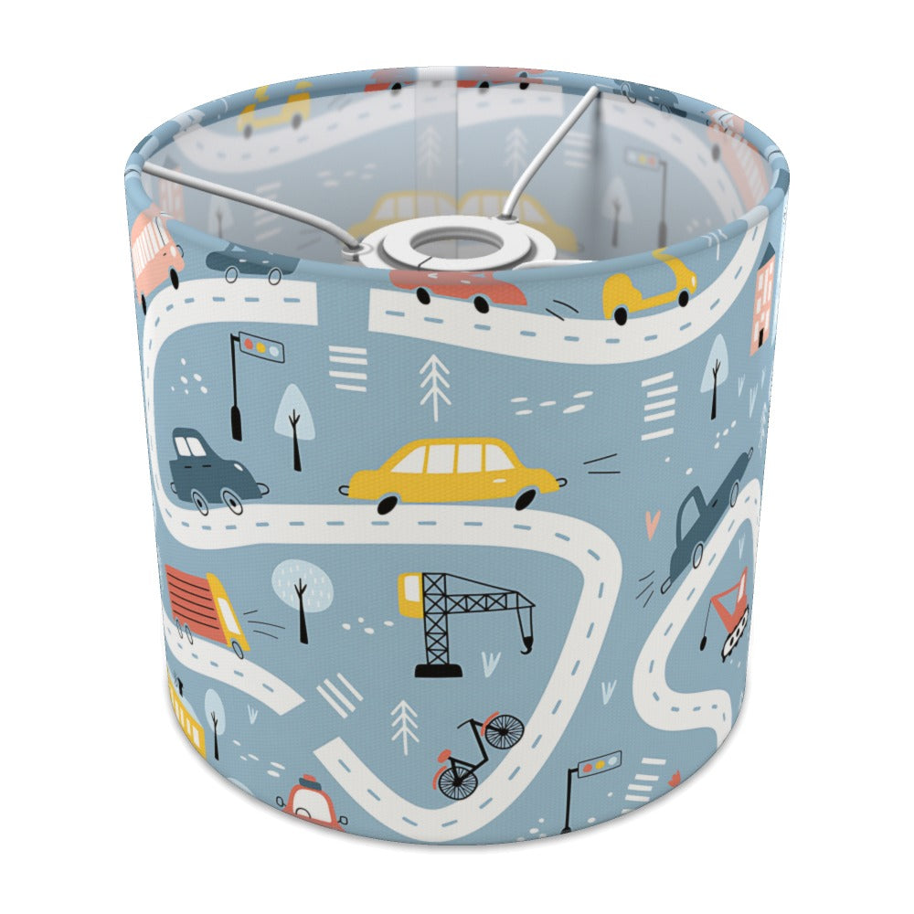 Blue Roadmap Cars and Trucks lampshade - 20cm Ceiling