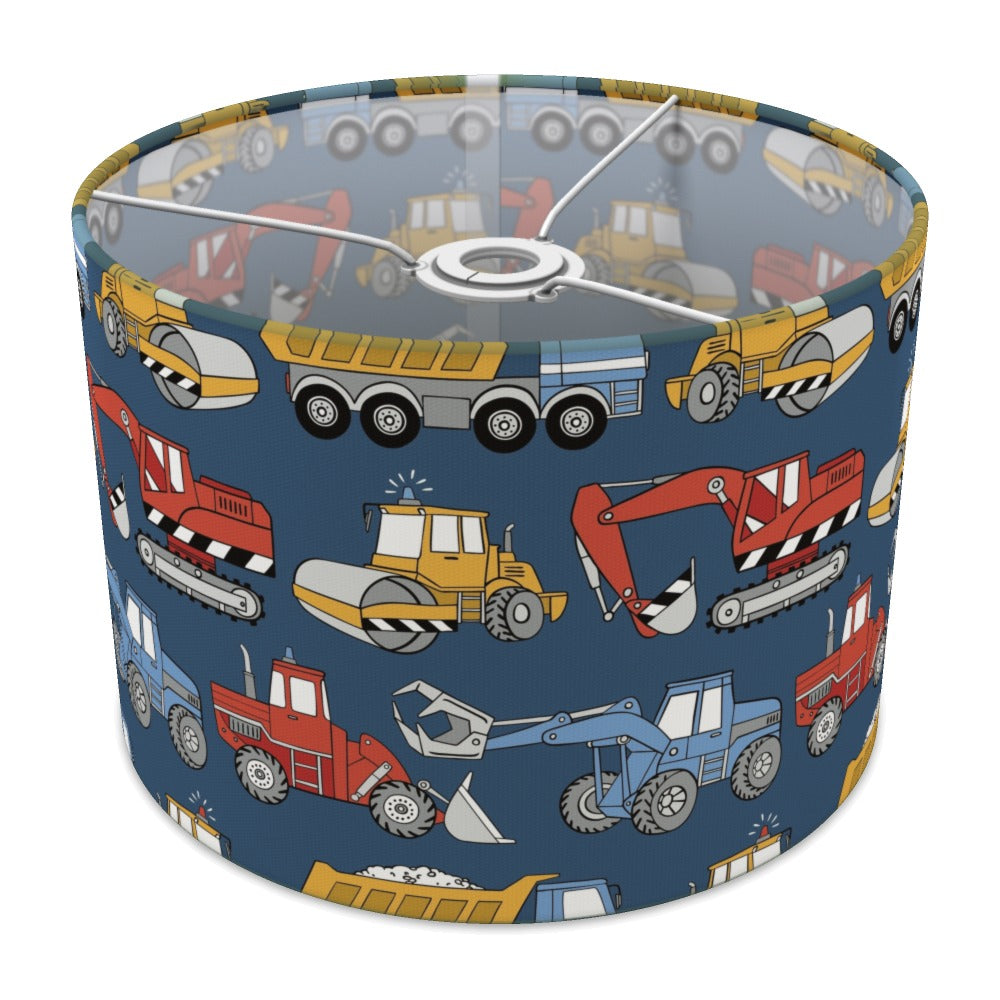 Colorful Construction Vehicle lampshade - 30cm Ceiling