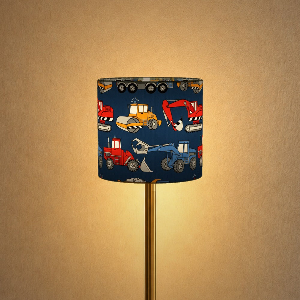 Colorful Construction Vehicle lampshade