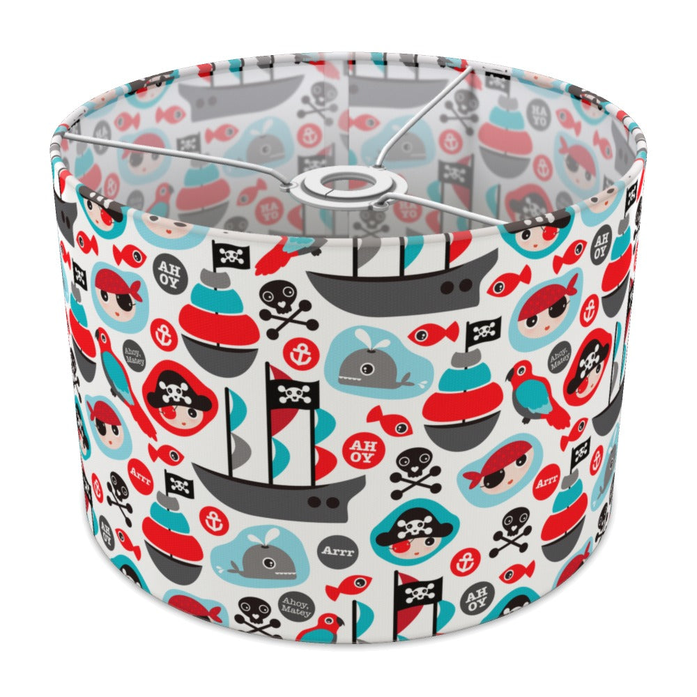 Pirate Adventure Ships and Whales lampshade - 30cm Ceiling