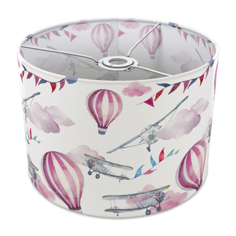 Pink Balloon and Airplane Pattern lampshade - 30cm Ceiling