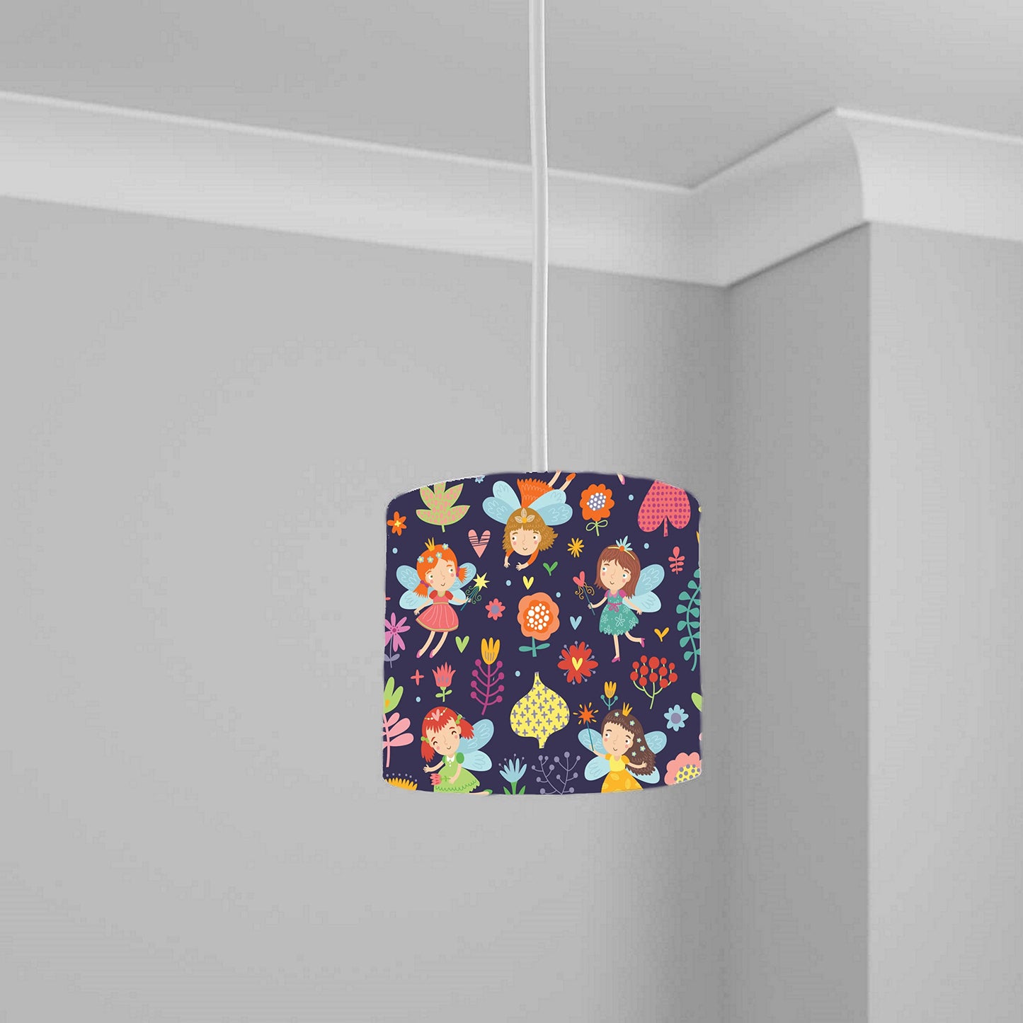 Silhouette Fairys Kids Bedroom lampshade Light Shade 20CM X 18.5CM