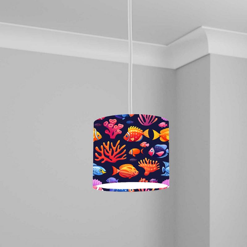 Aquatic Lampshade Kids Bedroom LightShade ver320 20CM X 18.5CM