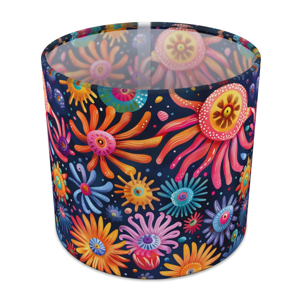 Colourful Swirls lampshade - 20cm Table