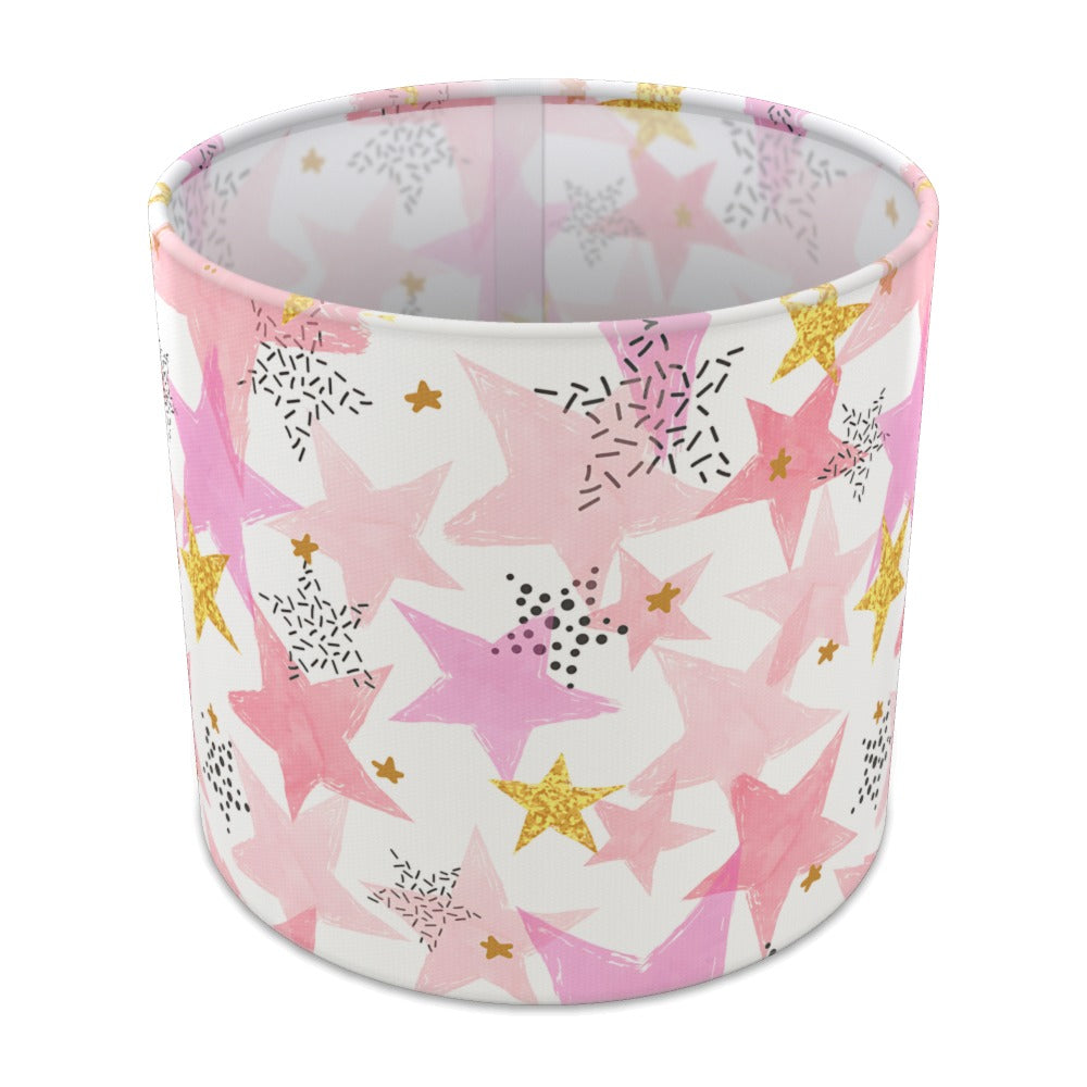 Pink Starry Sky lampshade - 20cm Table