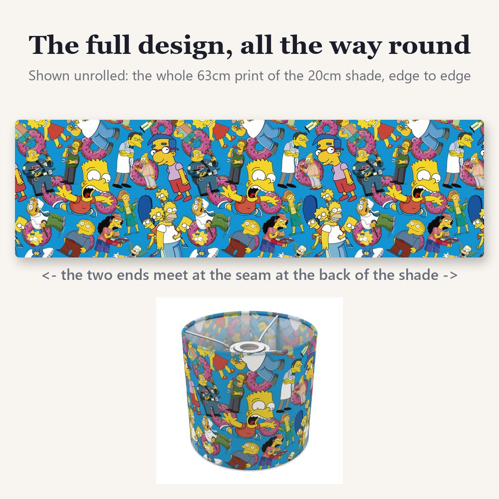 Cartoon Family Fun lampshade