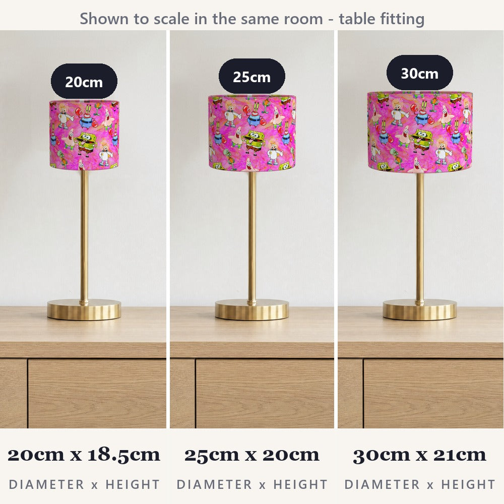 Cartoon Ocean Adventure lampshade