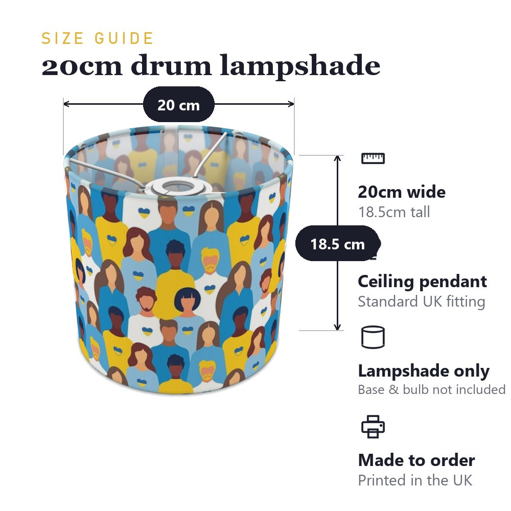 Diverse Unity Pattern lampshade