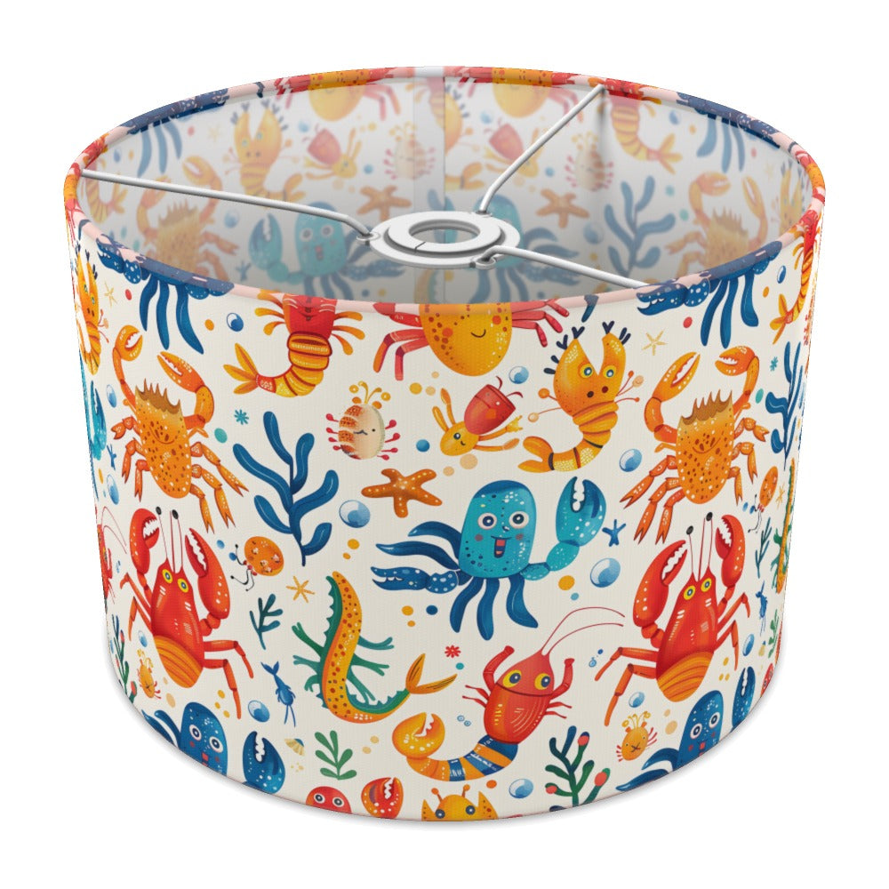Colourful Crabs and Octopus lampshade - 30cm Ceiling