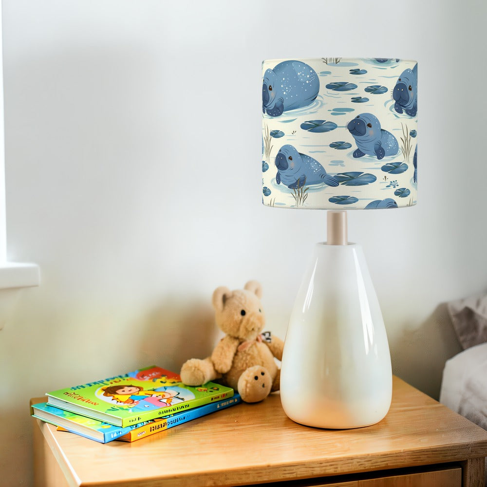 Playful Manatees lampshade