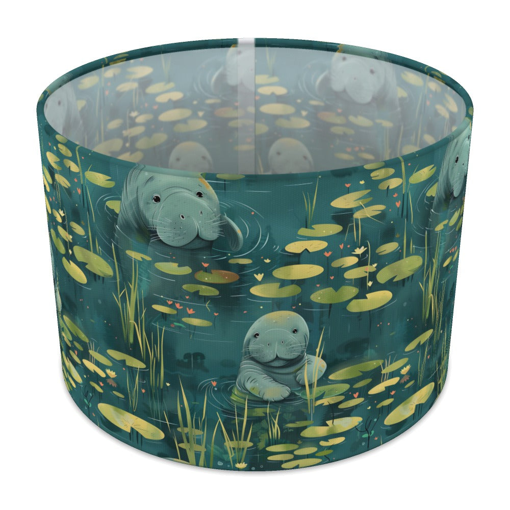 Playful Manatees lampshade - 30cm Table