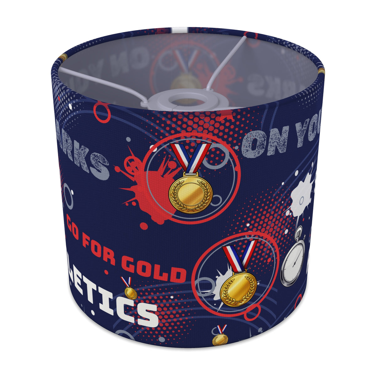 Navy Go For Gold II lampshade - 20cm x 18.5cm Ceiling - main photo