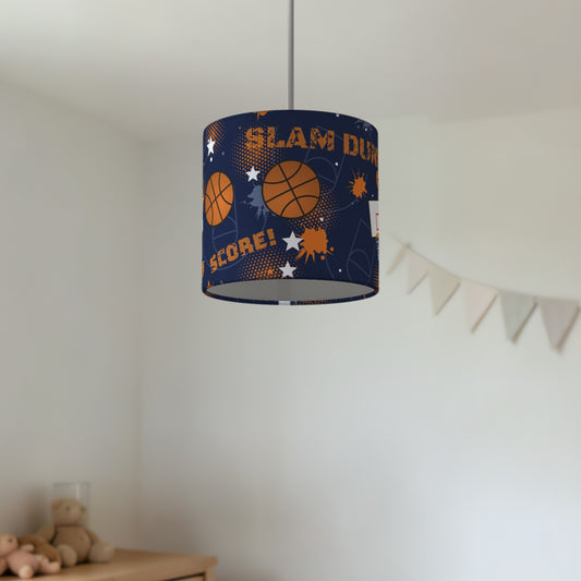 Navy Slam Dunk II lampshade - 20cm x 18.5cm Ceiling - photo 2