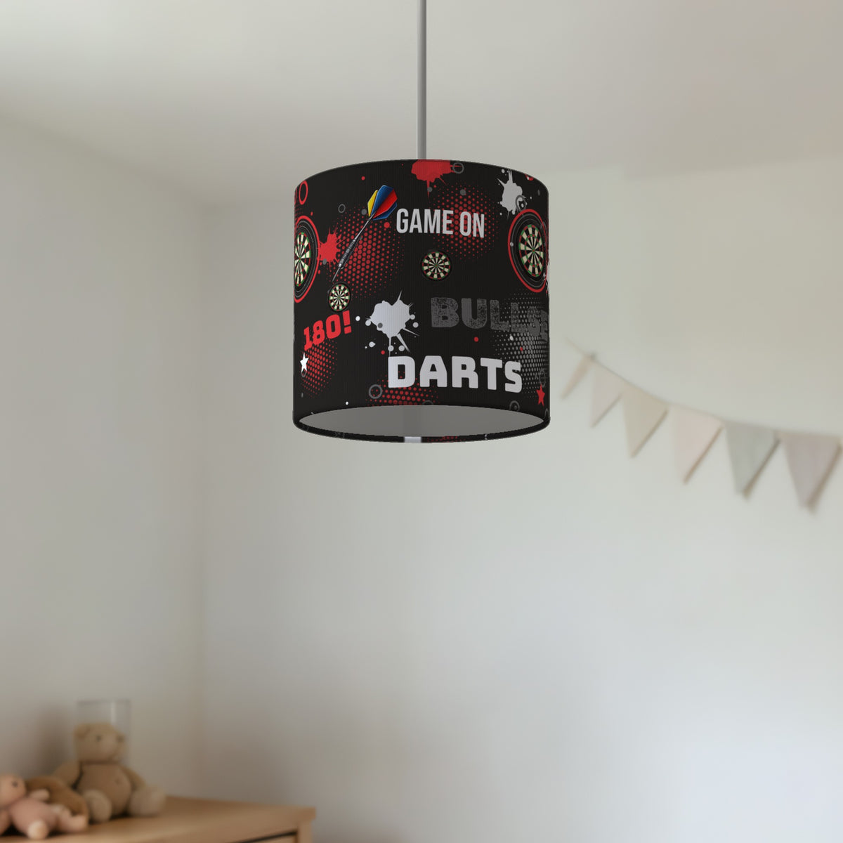 Black Darts Night II lampshade - 20cm x 18.5cm Ceiling - photo 2