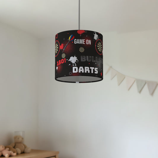 Black Darts Night II lampshade - 20cm x 18.5cm Ceiling - photo 2