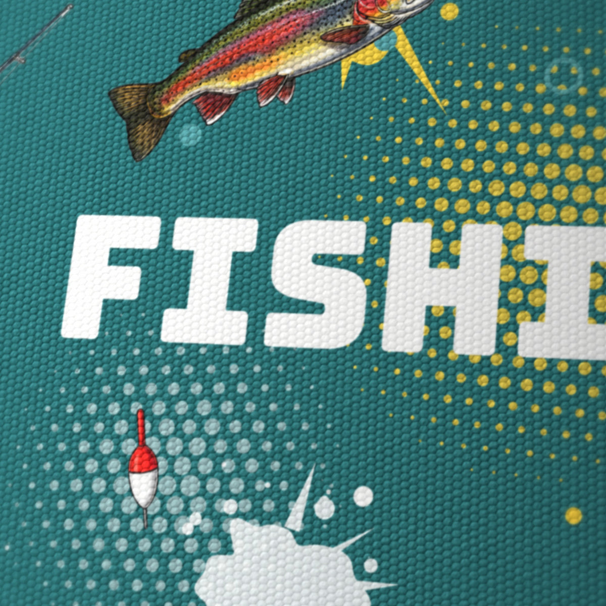 Teal Reel It In II lampshade - 20cm x 18.5cm Ceiling - photo 6