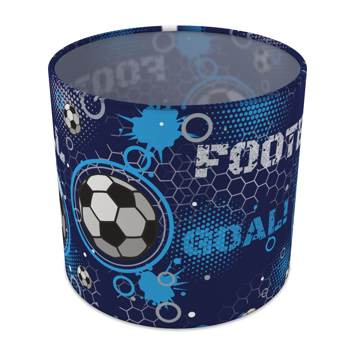 Navy Football Crazy II lampshade - 20cm x 18.5cm Table