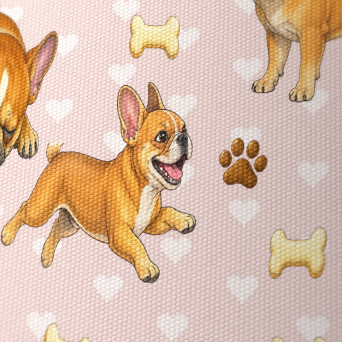 Blush French Bulldog Love II lampshade - 20cm x 18.5cm Ceiling - photo 6