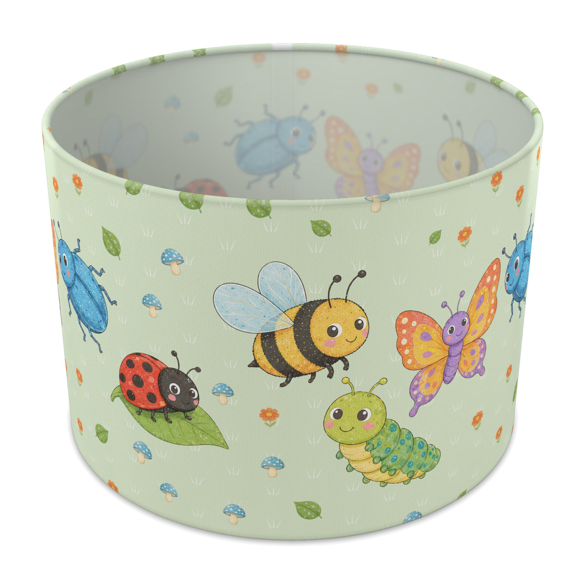 Meadow Garden Bugs II lampshade - 30cm x 21cm Table