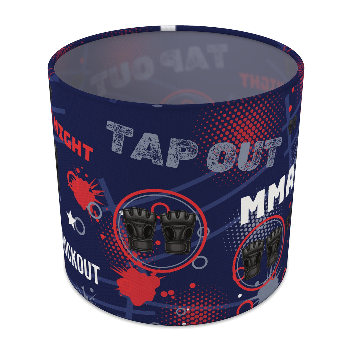 Navy Fight Night II lampshade - 20cm x 18.5cm Table