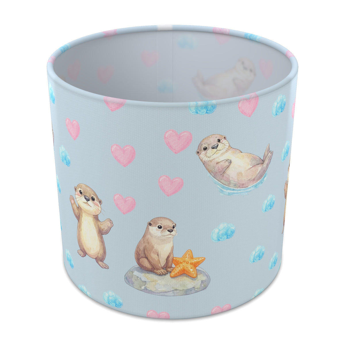 Sky Otter Friends II lampshade - 20cm x 18.5cm Table