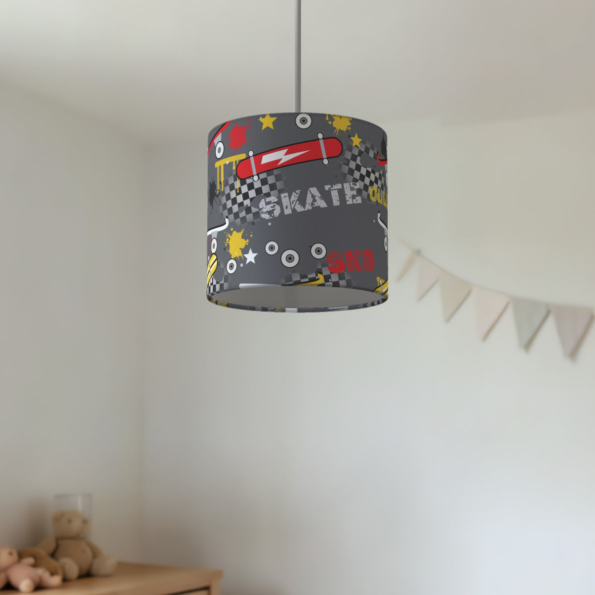 Concrete Skate Park II lampshade - 20cm x 18.5cm Ceiling - photo 2