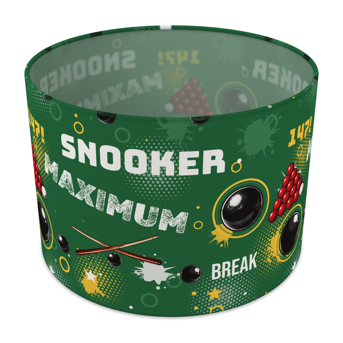 Pitch Snooker Break II lampshade - 30cm x 21cm Table