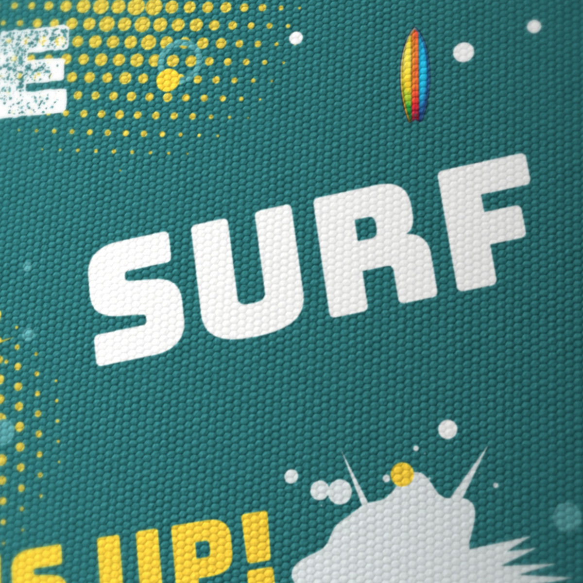 Teal Surf's Up II lampshade - 20cm x 18.5cm Ceiling - photo 6