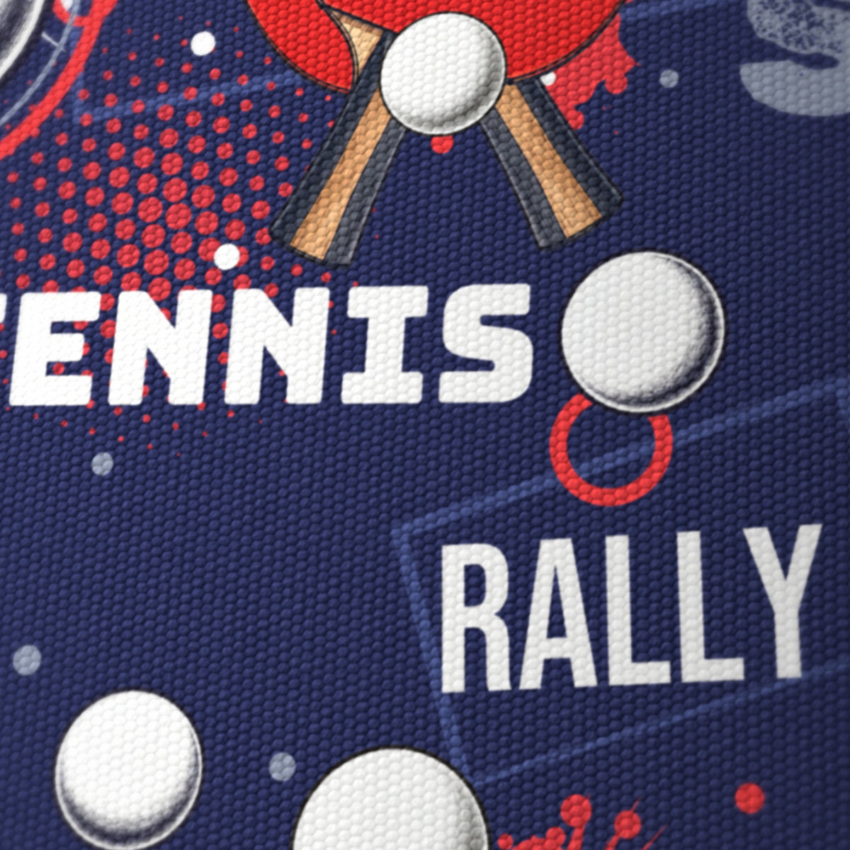 Navy Ping Pong Rally II lampshade - 20cm x 18.5cm Ceiling - photo 6