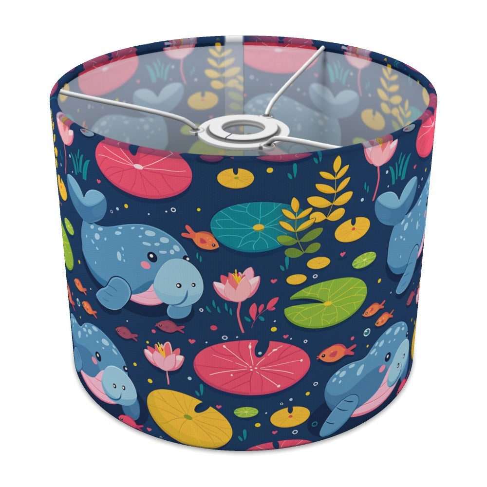 Manatee Lilypads Flowers lampshade - 25cm Ceiling