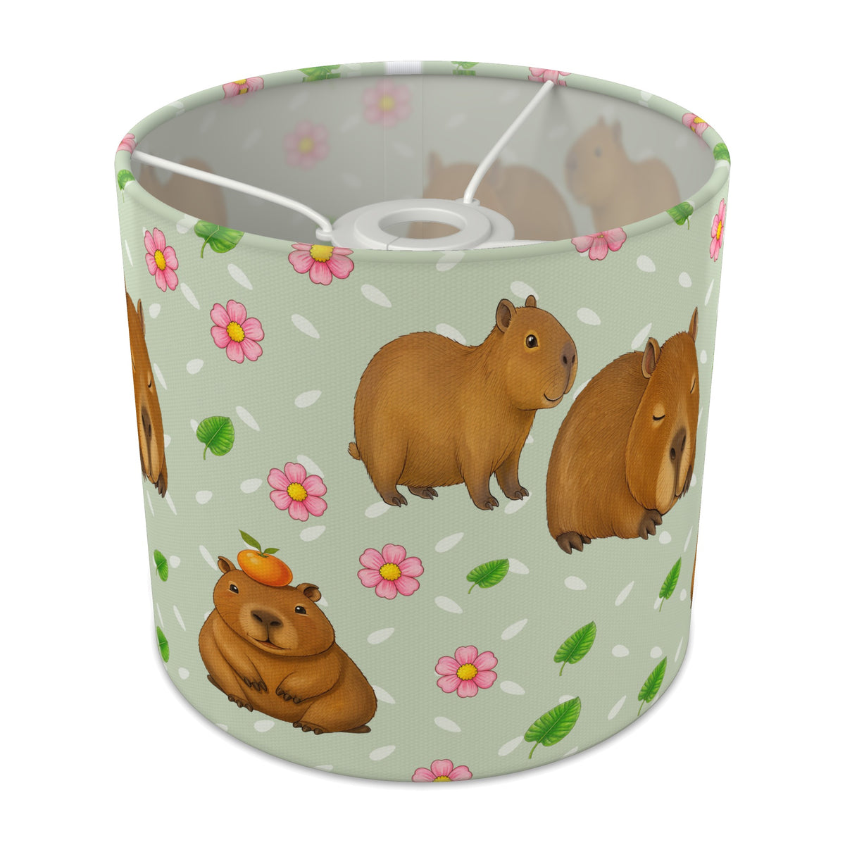 Sage Capybara Chill II lampshade - 20cm x 18.5cm Ceiling - main photo