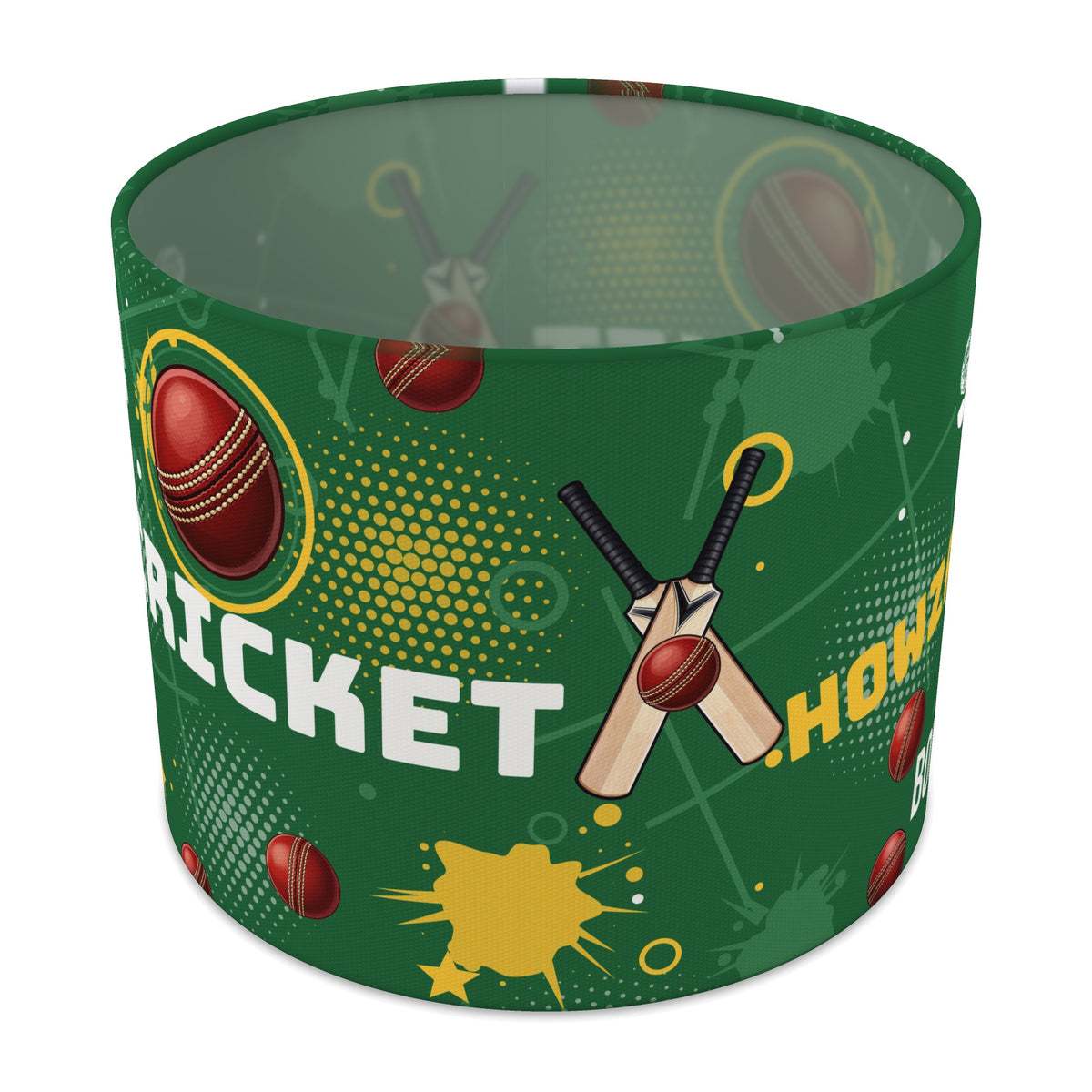 Pitch Cricket Crazy II lampshade - 25cm x 20cm Table