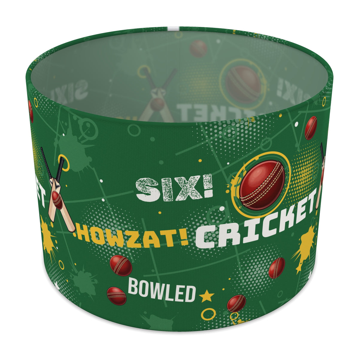 Pitch Cricket Crazy II lampshade - 30cm x 21cm Table