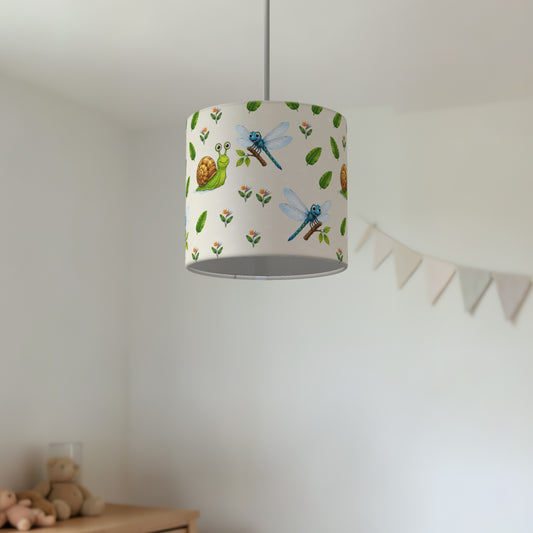 Cream Bug Friends II lampshade - 20cm x 18.5cm Ceiling - photo 2