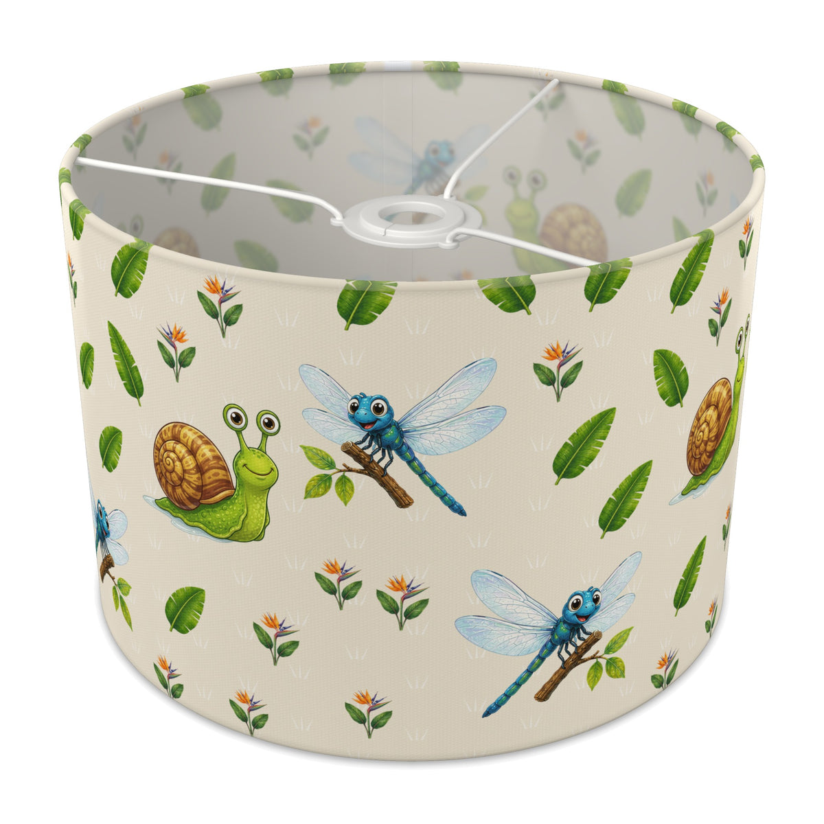 Cream Bug Friends II lampshade - 30cm x 21cm Ceiling