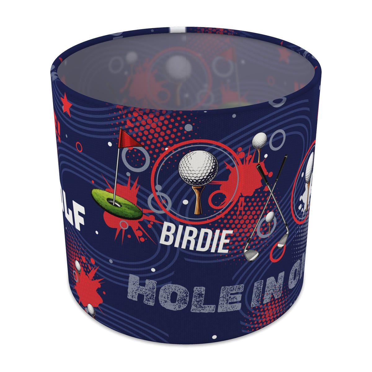 Navy Golf Pro II lampshade - 20cm x 18.5cm Table