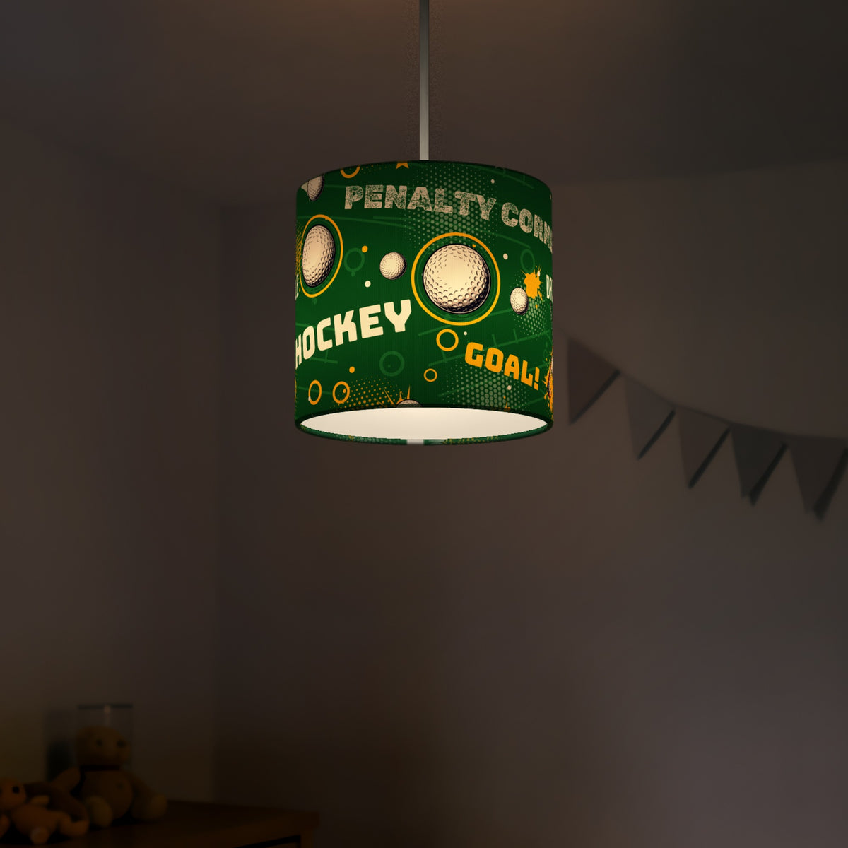 Pitch Hockey Hero II lampshade - 20cm x 18.5cm Ceiling - photo 5