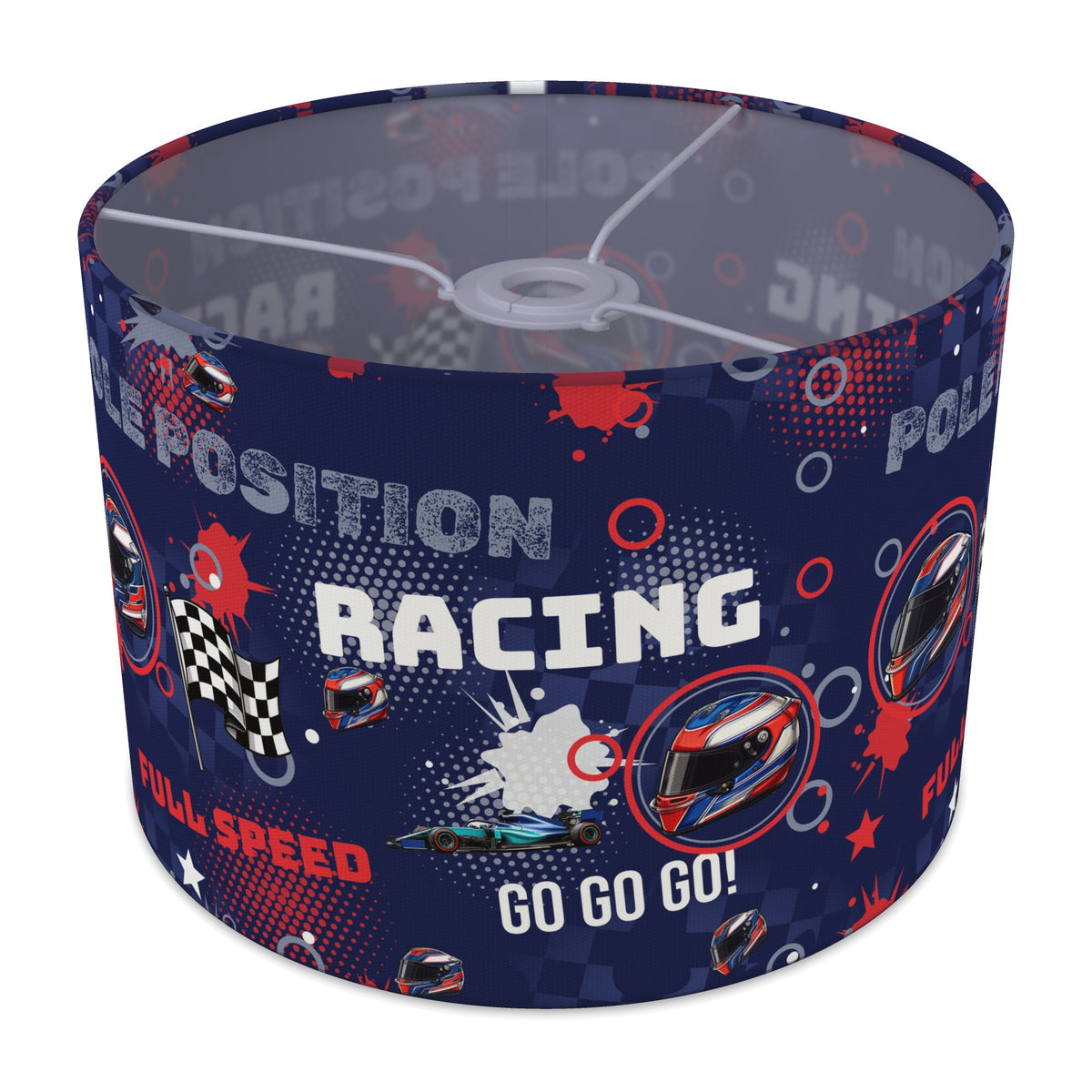Navy Pole Position II lampshade - 30cm x 21cm Ceiling
