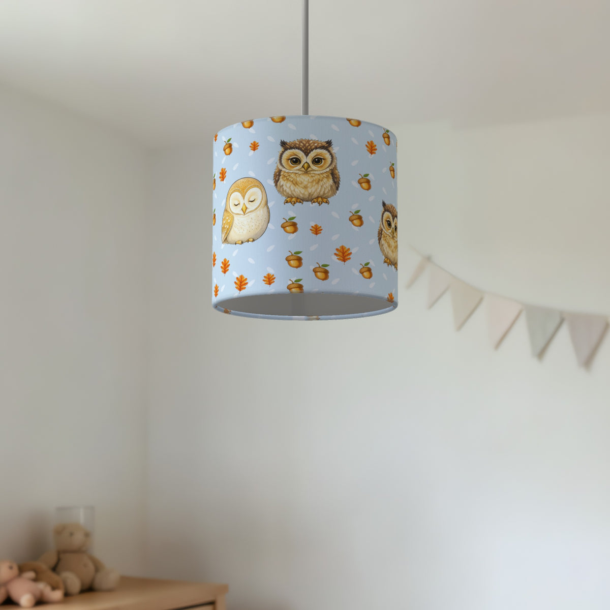 Sky Night Owls II lampshade - 20cm x 18.5cm Ceiling - photo 2