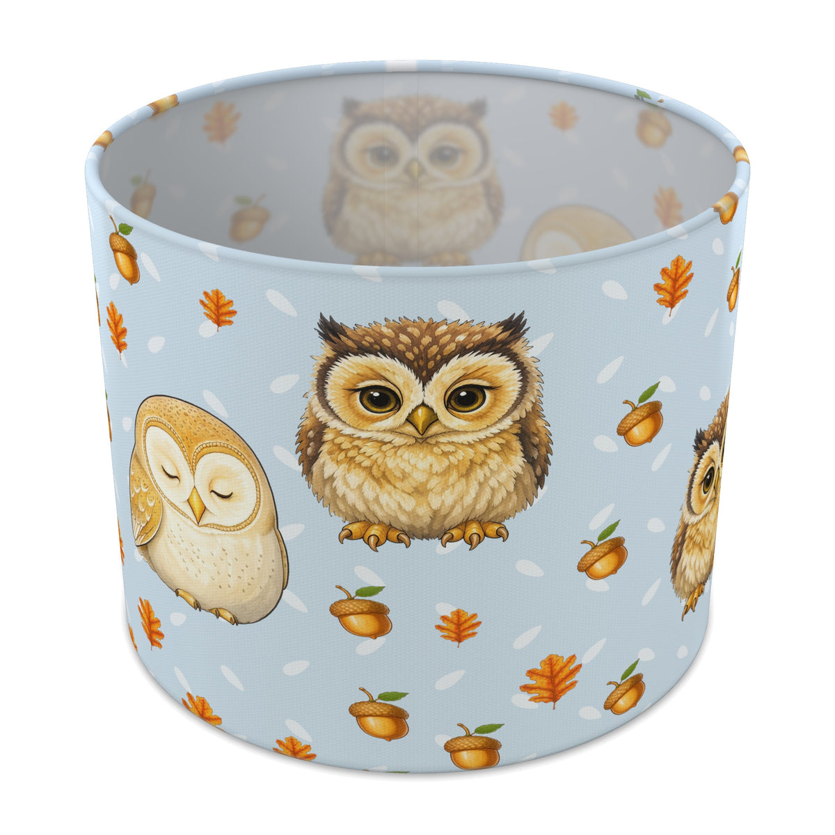 Sky Night Owls II lampshade - 25cm x 20cm Table