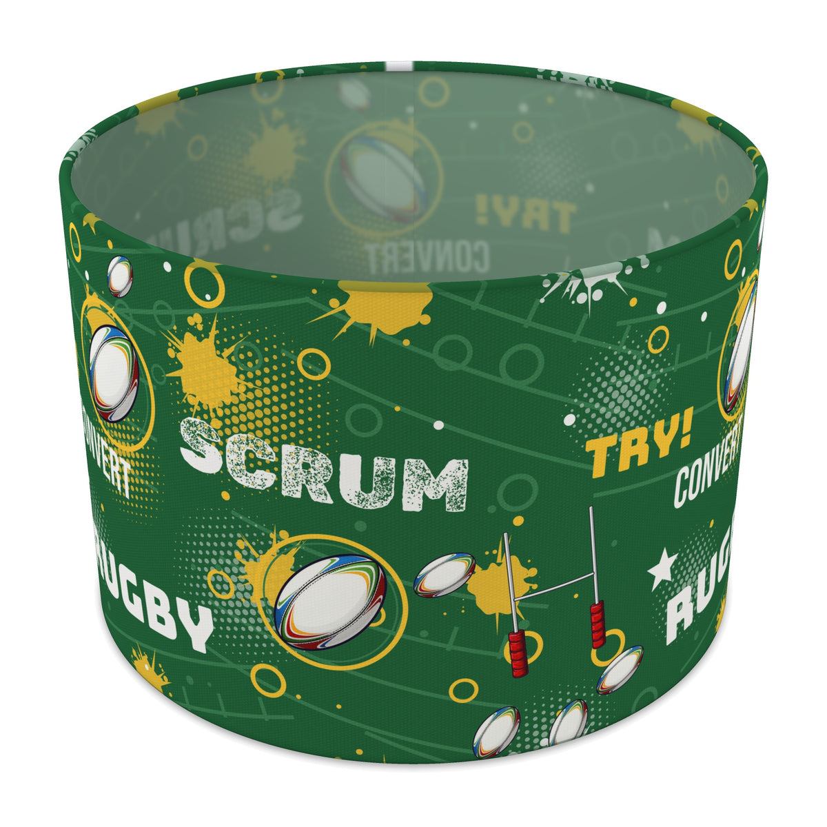 Pitch Rugby Crazy II lampshade - 30cm x 21cm Table