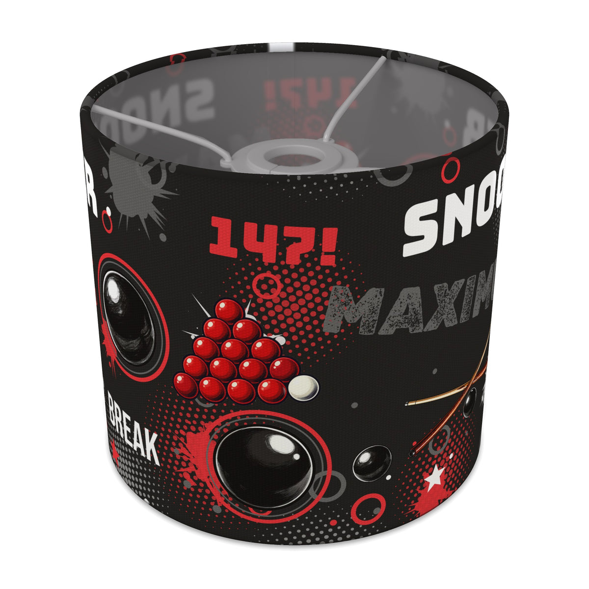 Black Snooker Break II lampshade - 20cm x 18.5cm Ceiling - main photo