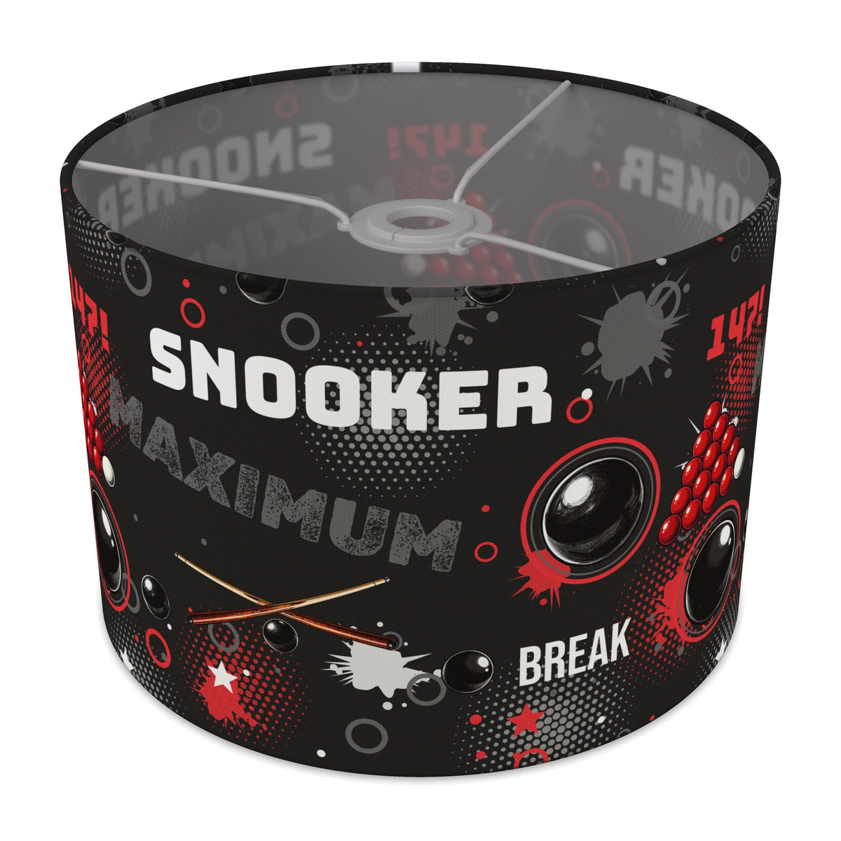 Black Snooker Break II lampshade - 30cm x 21cm Ceiling