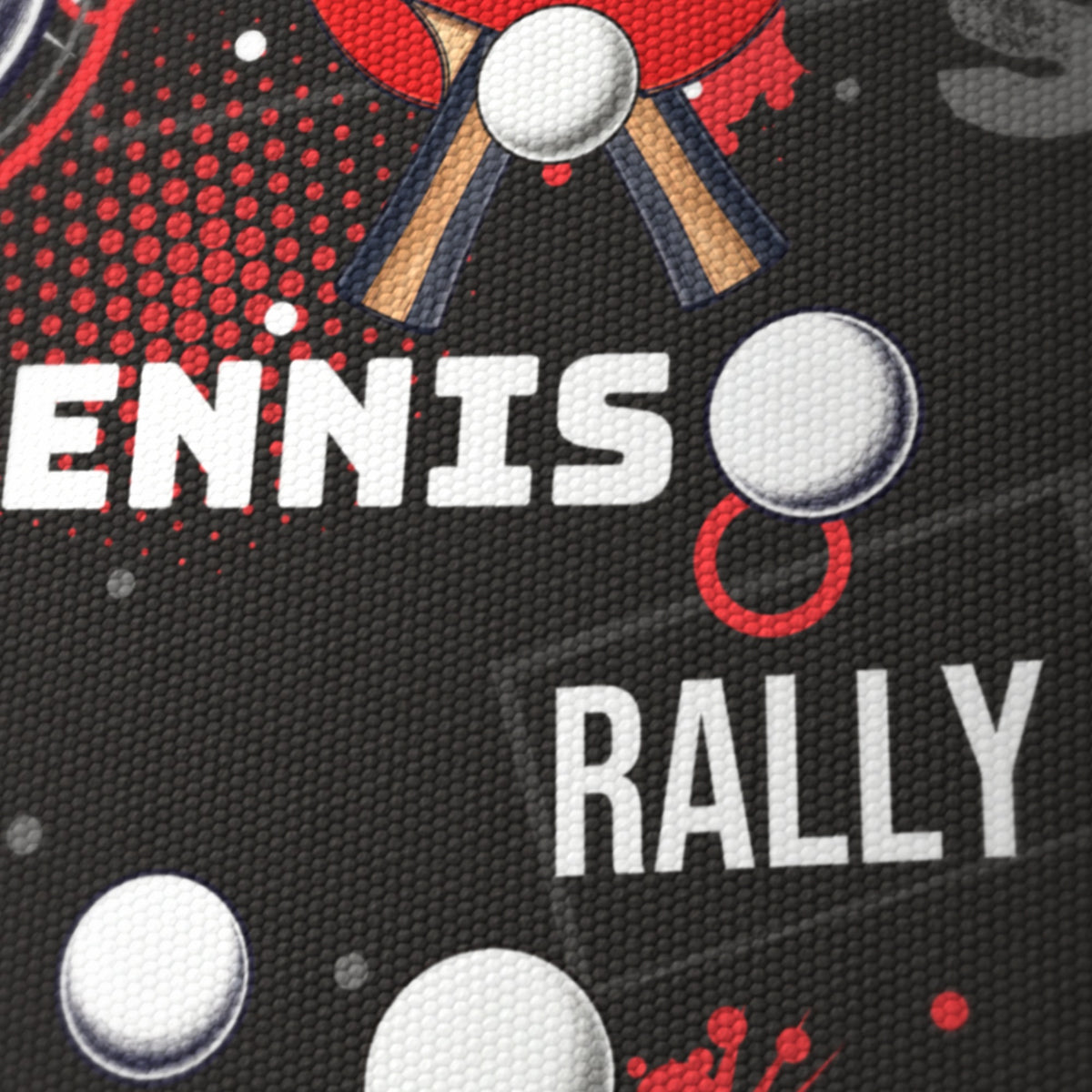 Black Ping Pong Rally II lampshade - 20cm x 18.5cm Ceiling - photo 6