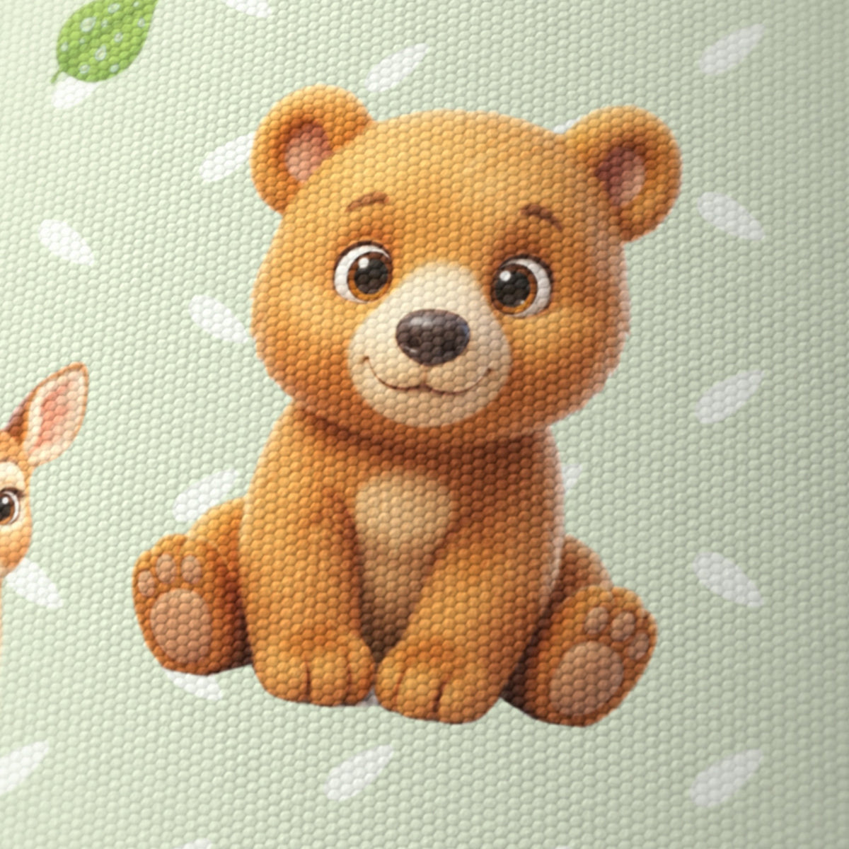 Sage Baby Woodland Friends II lampshade - 20cm x 18.5cm Ceiling - photo 6