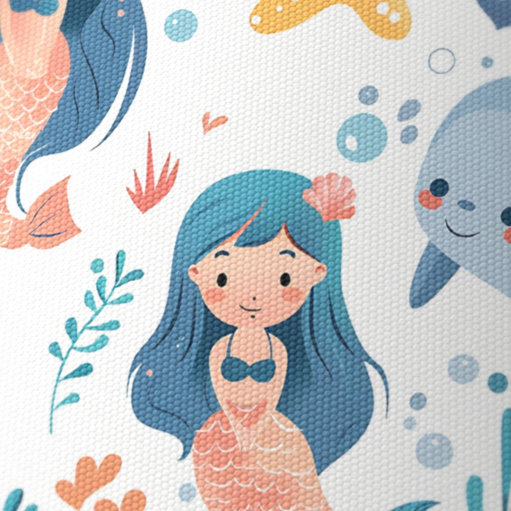 Mermaids and Starfish lampshade
