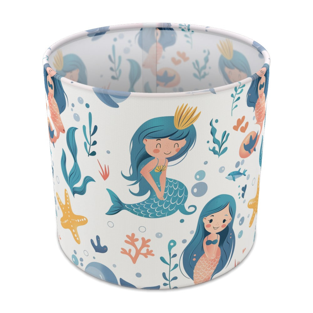 Mermaids and Starfish lampshade - 20cm Table