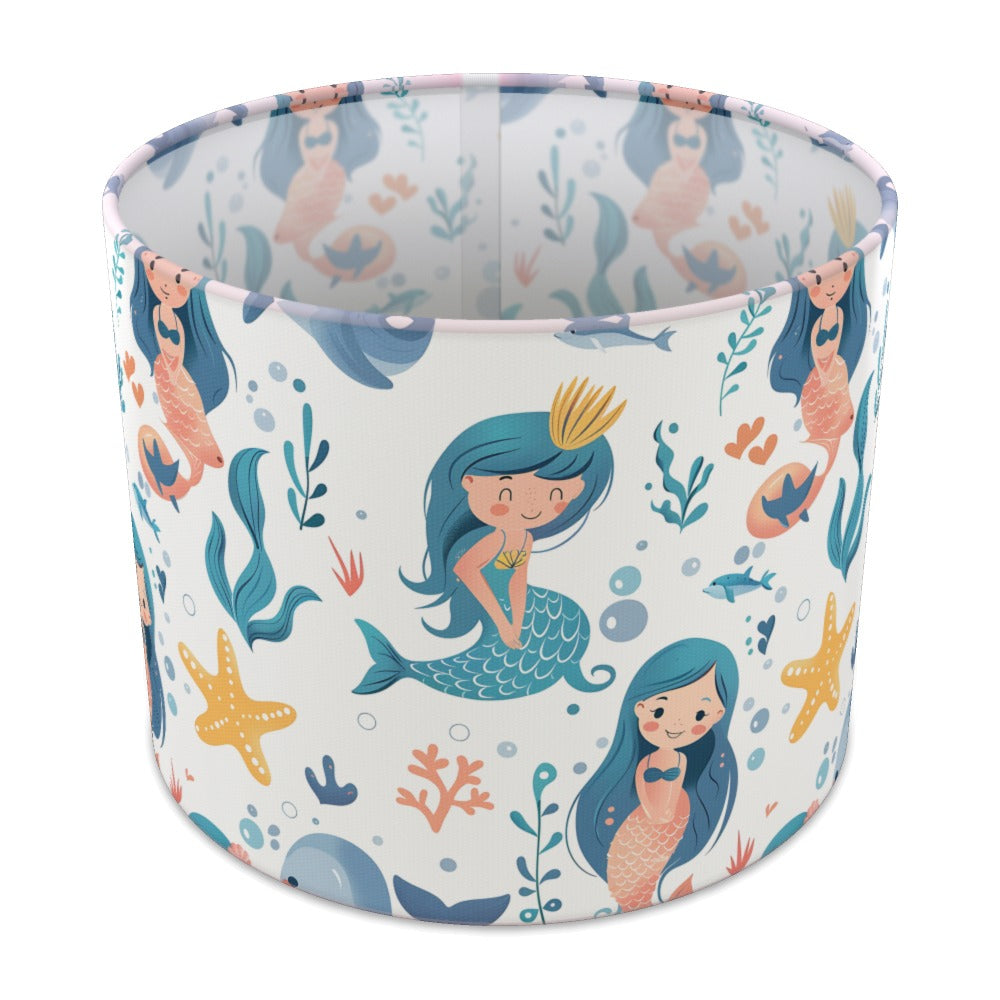 Mermaids and Starfish lampshade - 25cm Table